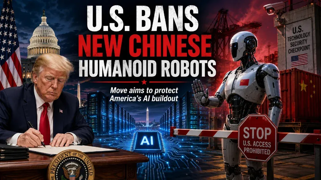 ump Administration Bans New Chinese Humanoid Robots Over AI and National Security Fears