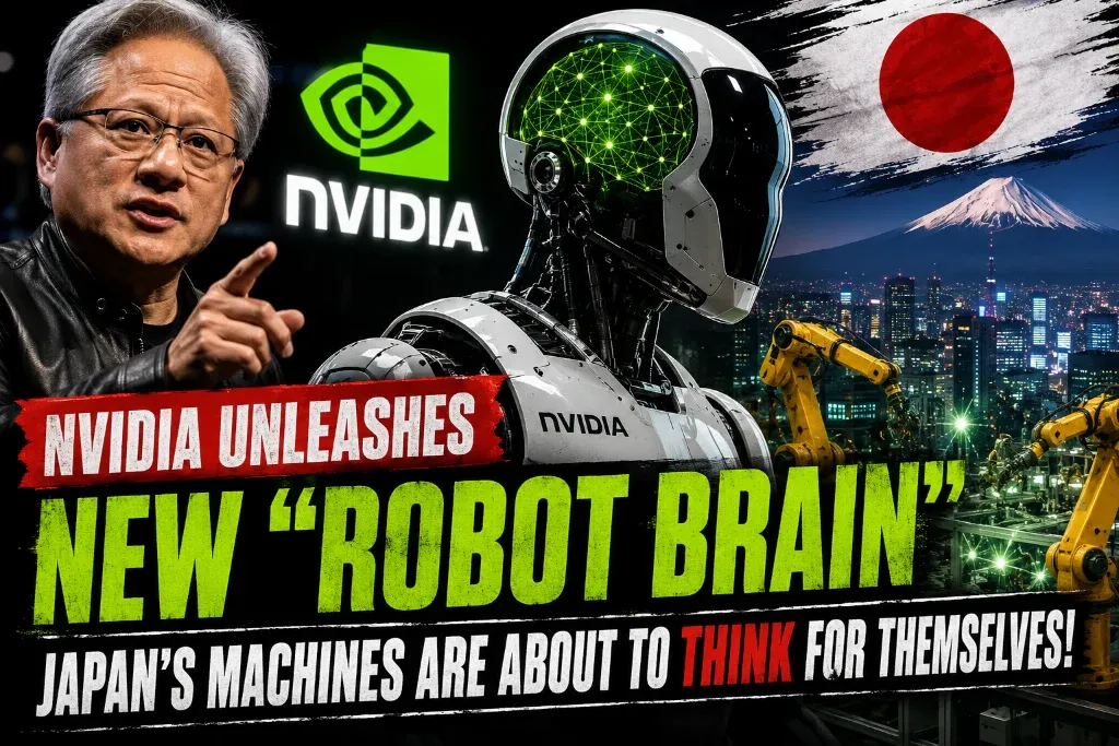 NVIDIA UNLEASHES NEW “ROBOT BRAIN” — Japan’s Machines Are About to Think for Themselves
