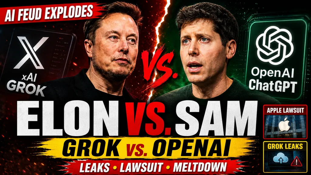 ELON VS. SAM EXPLODES: Apple Secrets, Grok Leaks and an AI Billionaire Blood Feud