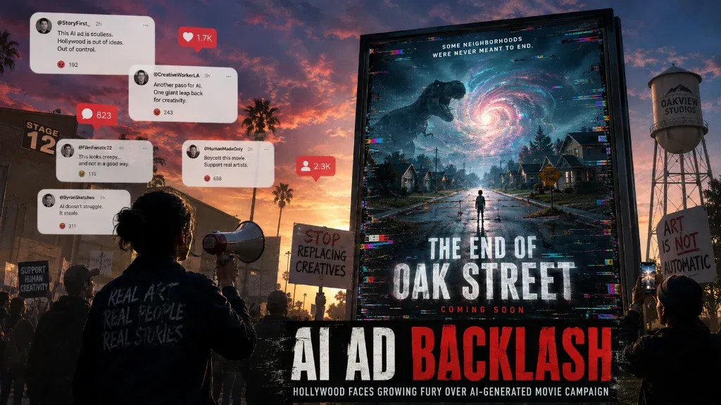 Warner Bros. Faces Backlash Over AI-Generated ‘The End of Oak Street’ Ad