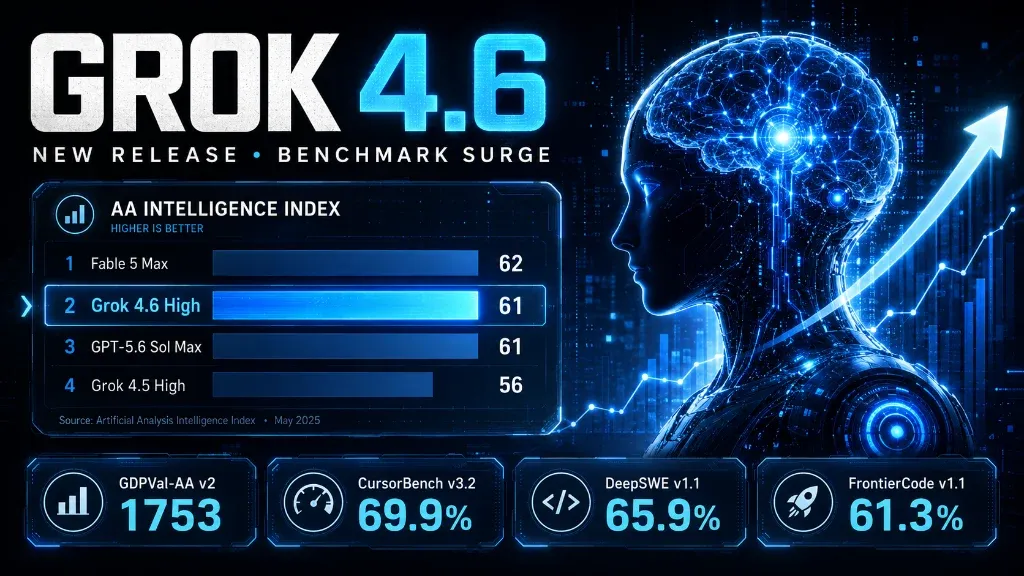 Grok 4.6 Released: New xAI Model Surges in AI Benchmarks and Challenges GPT-5.6