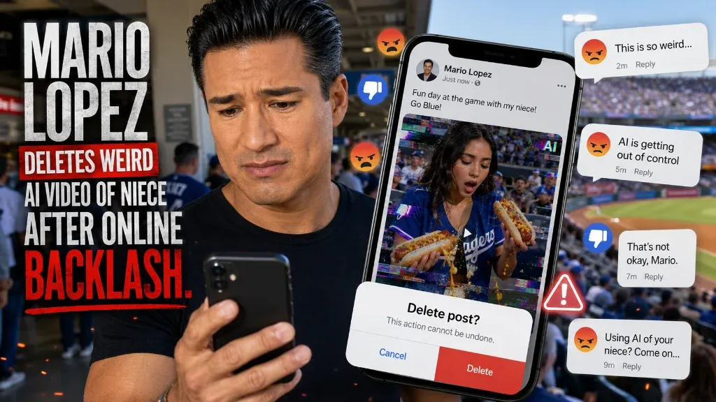 Mario Lopez Deletes “Weird” AI Video of Niece After Online Backlash