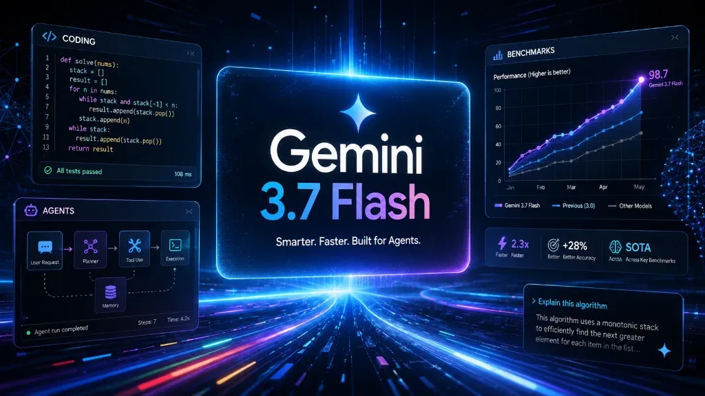 Google Releases Gemini 3.7 Flash: Faster AI Coding, Agent Upgrades and Benchmark Gains