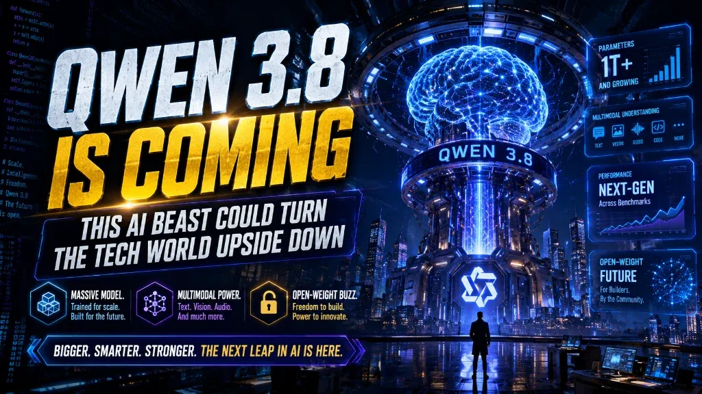 Qwen 3.8 Is Coming — And This AI Beast Could Turn the Tech World Upside Down
