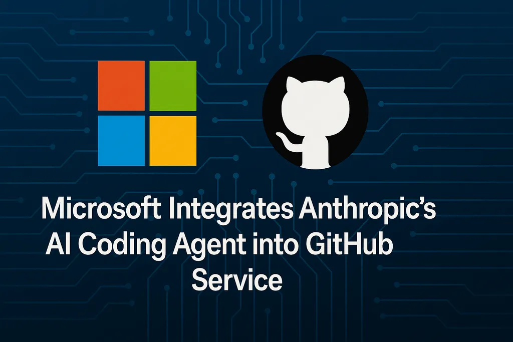 Microsoft Integrates Anthropic's AI Coding Agent into GitHub Service