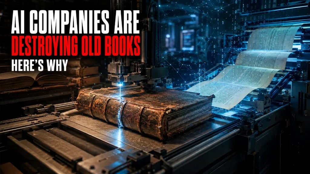AI Companies Are Destroying Millions of Old Books—Here’s the Shocking Reason Why