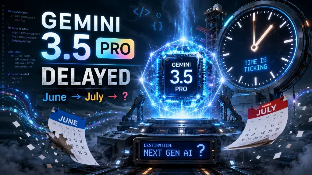 GOOGLE KEEPS DELAYING GEMINI 3.5 PRO—AND THE AI HYPE CLOCK IS TICKING